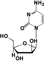 Structural formula of cytarabine